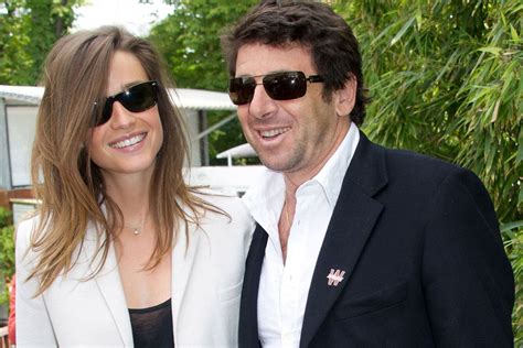 Patrick Bruel et Celine Bosquet .